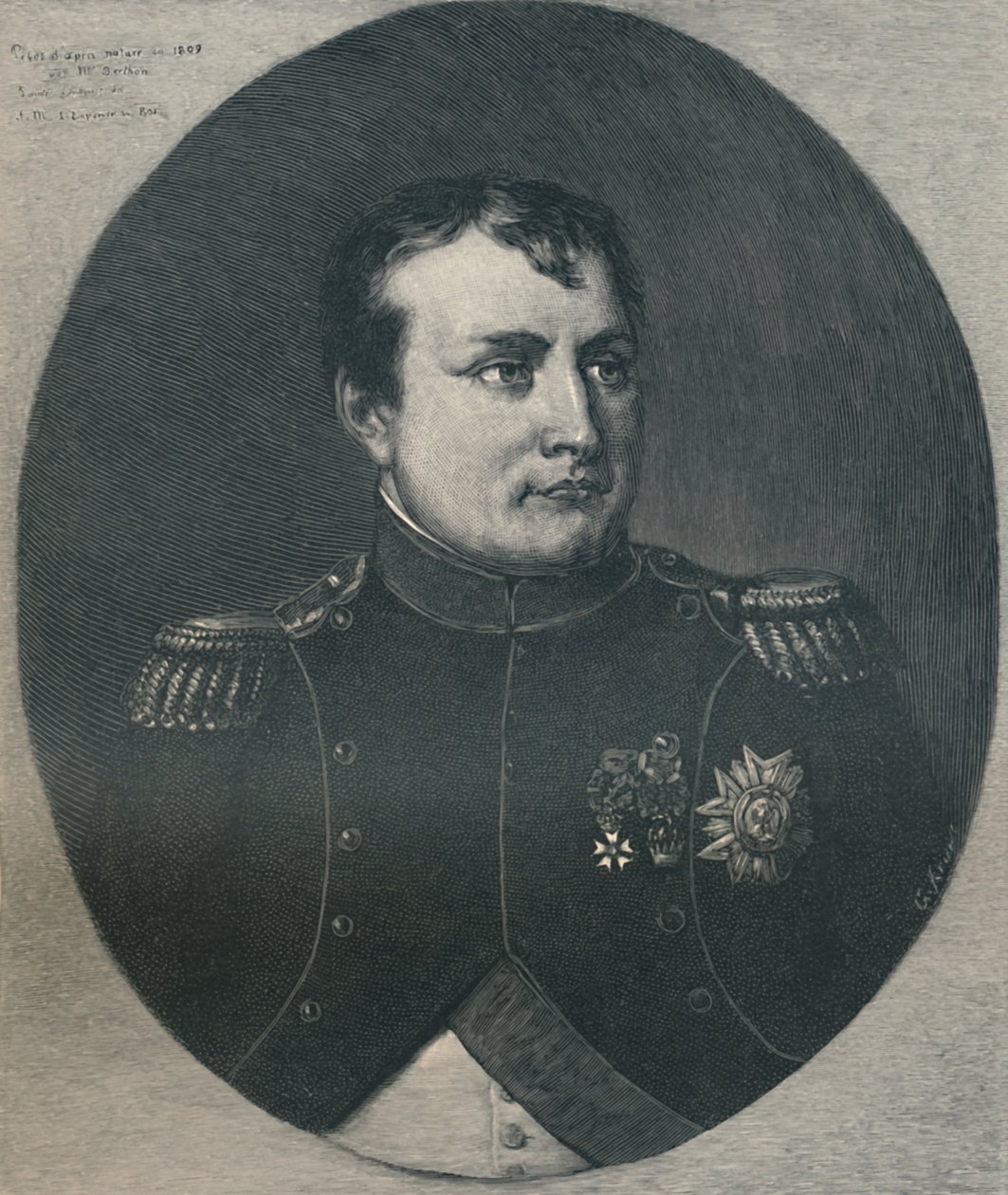 Napoleone Bonaparte nel 1809, 1896 da Gustav Kruell