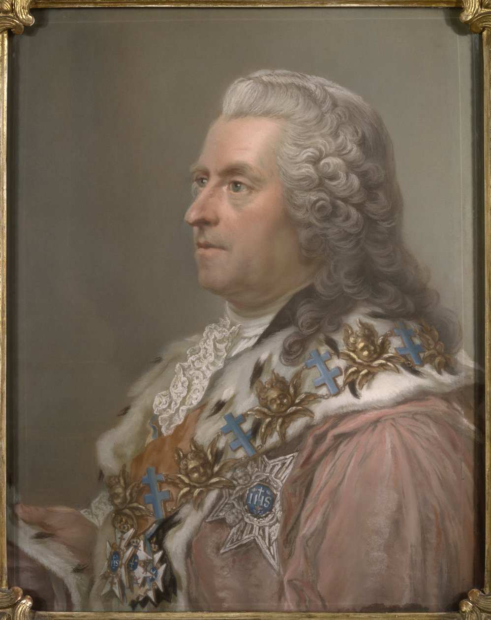 Ritratto del Conte Carl Gustaf Tessin da Gustav Lundberg