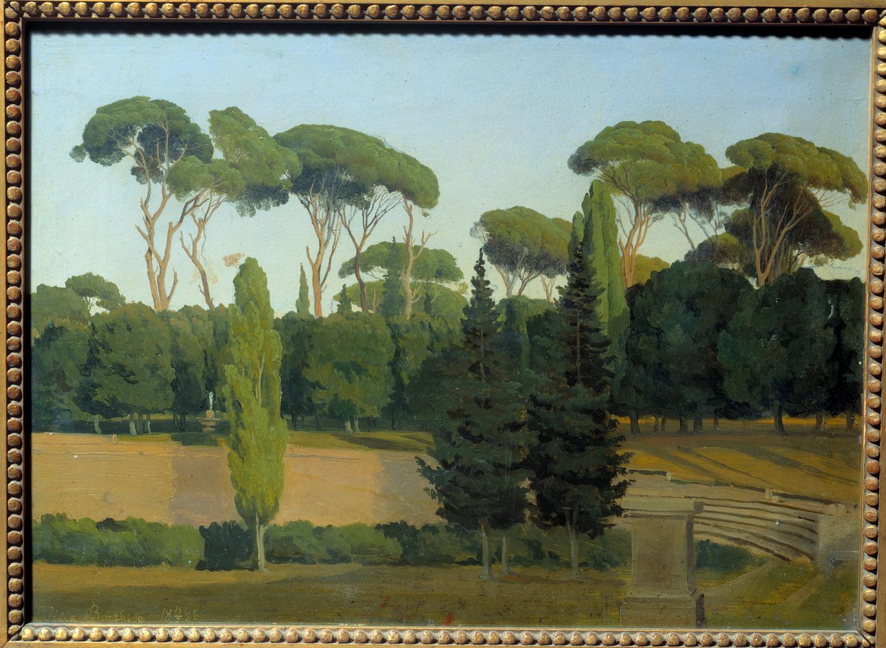 Nei giardini di Villa Borghese da Gustav Palm