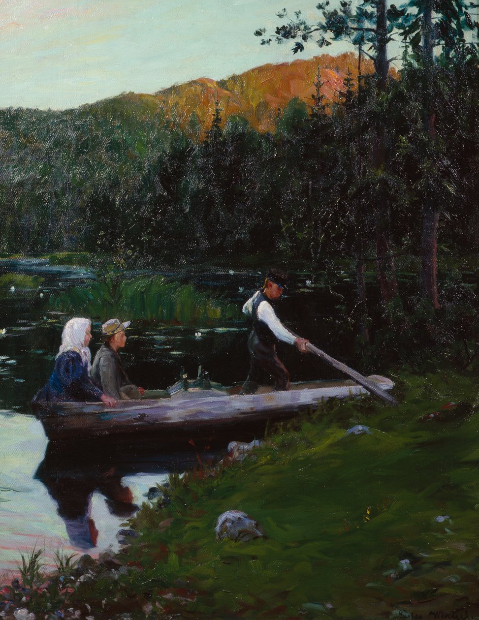 Una domenica sera al lago da Gustav Wentzel