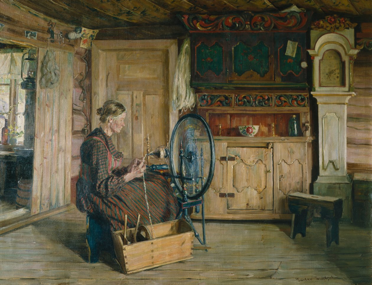 Brenna a Lia in Lom da Gustav Wentzel