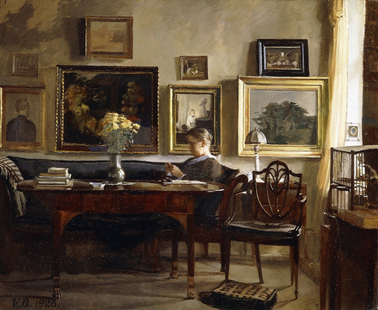 Un momento di relax da Gustav Wilhelm Blom
