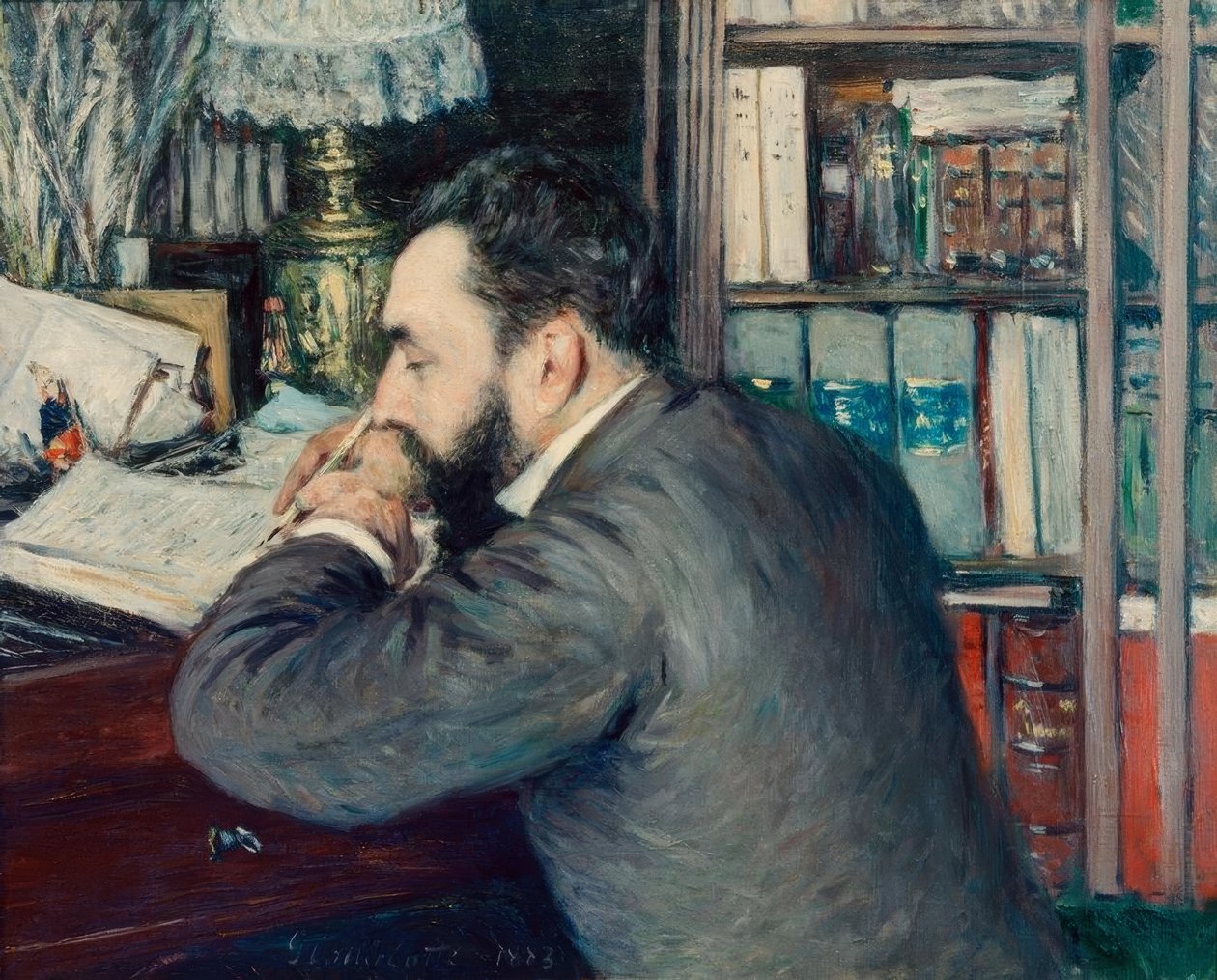 Henri Cordier da Gustave Caillebotte