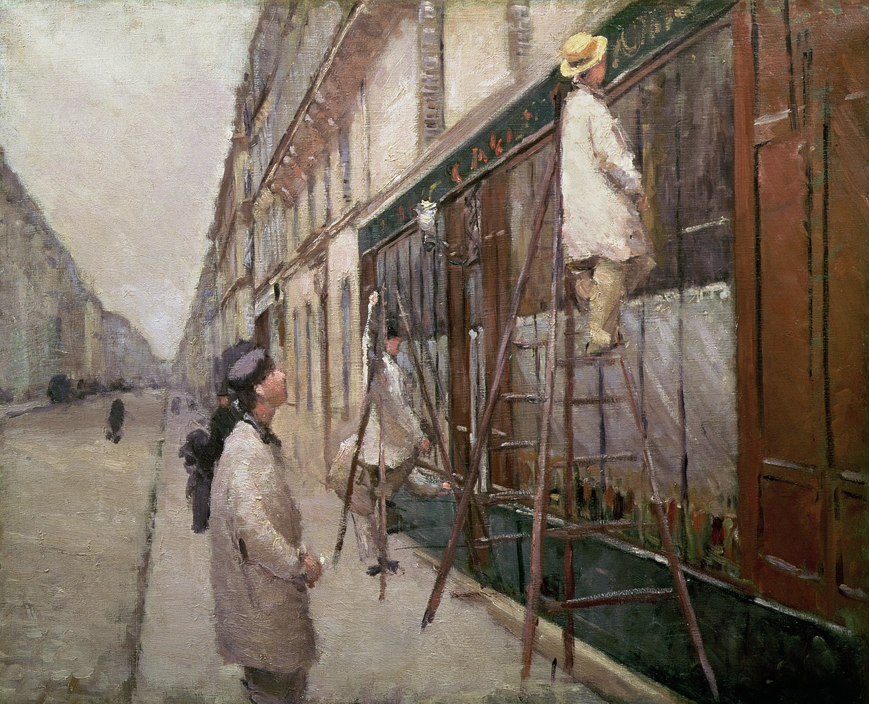 Studio per I Pittori, 1877 da Gustave Caillebotte