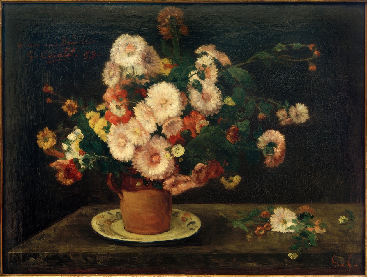 Bouquet di astri da Gustave Courbet