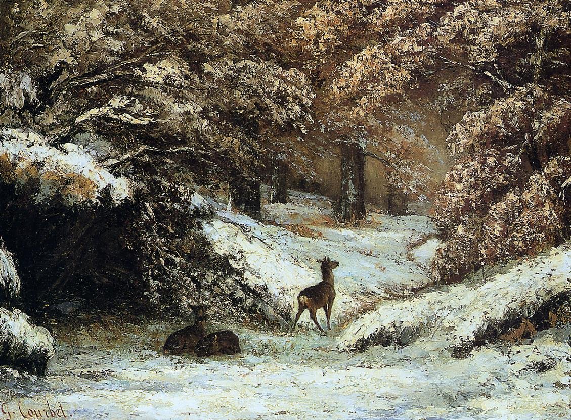 Capriolo Lione da Gustave Courbet