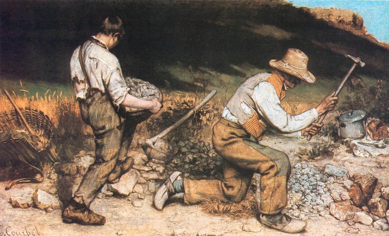 I rompicolli da Gustave Courbet