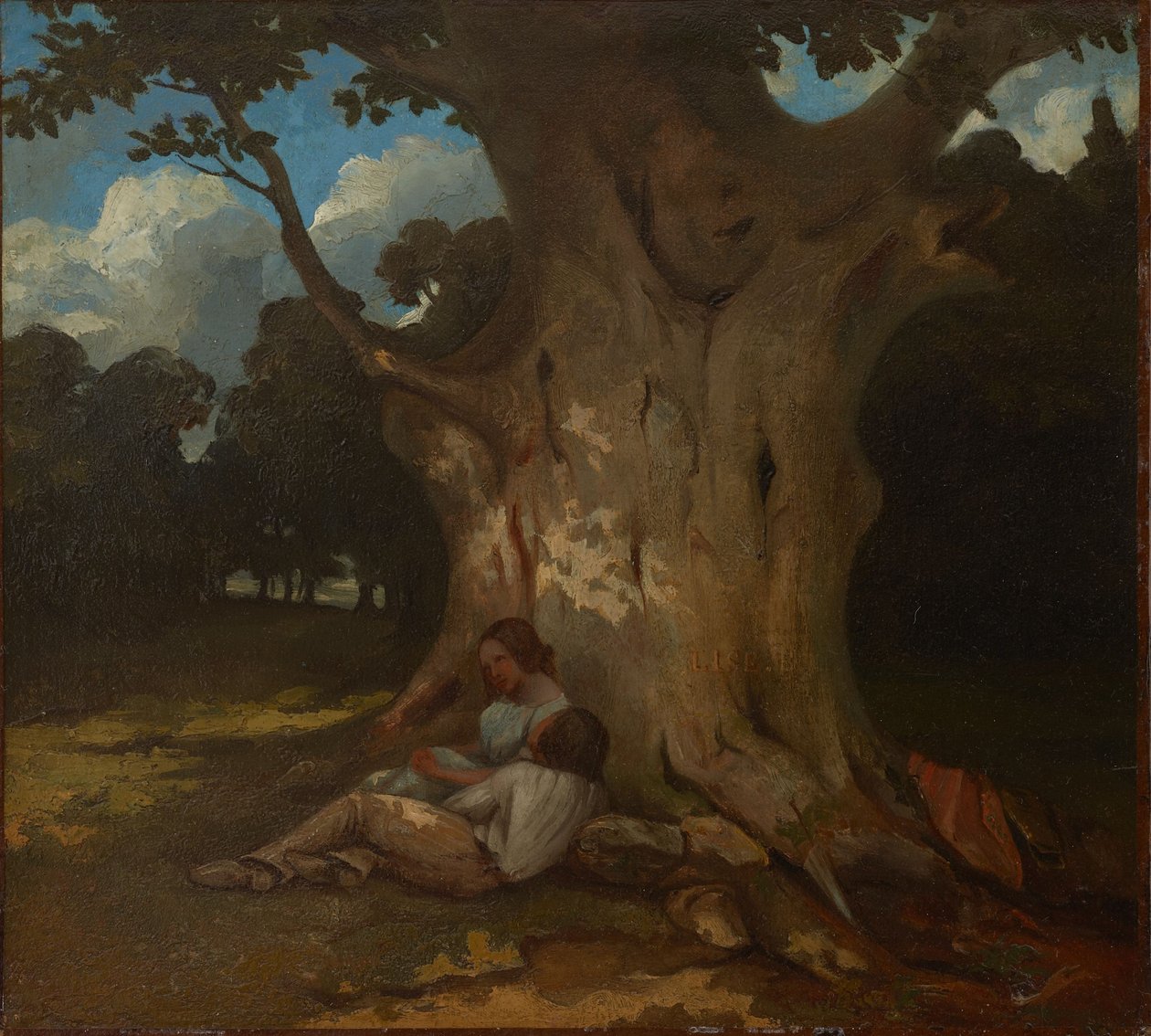 La grande quercia da Gustave Courbet