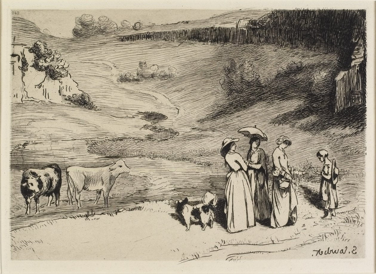 Les Demoiselles de Village, 1867 da Gustave Courbet