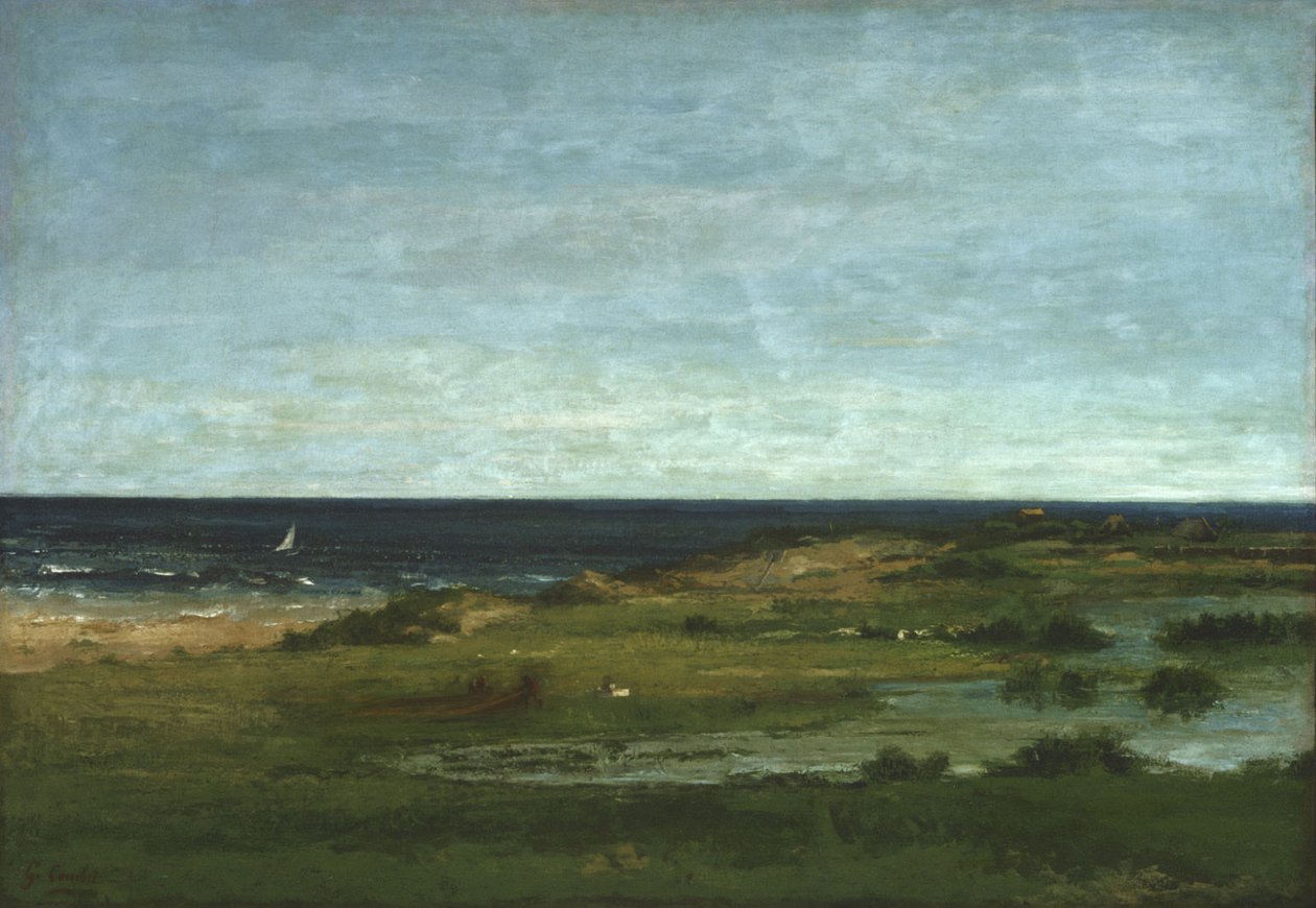 Scena della costa da Gustave Courbet