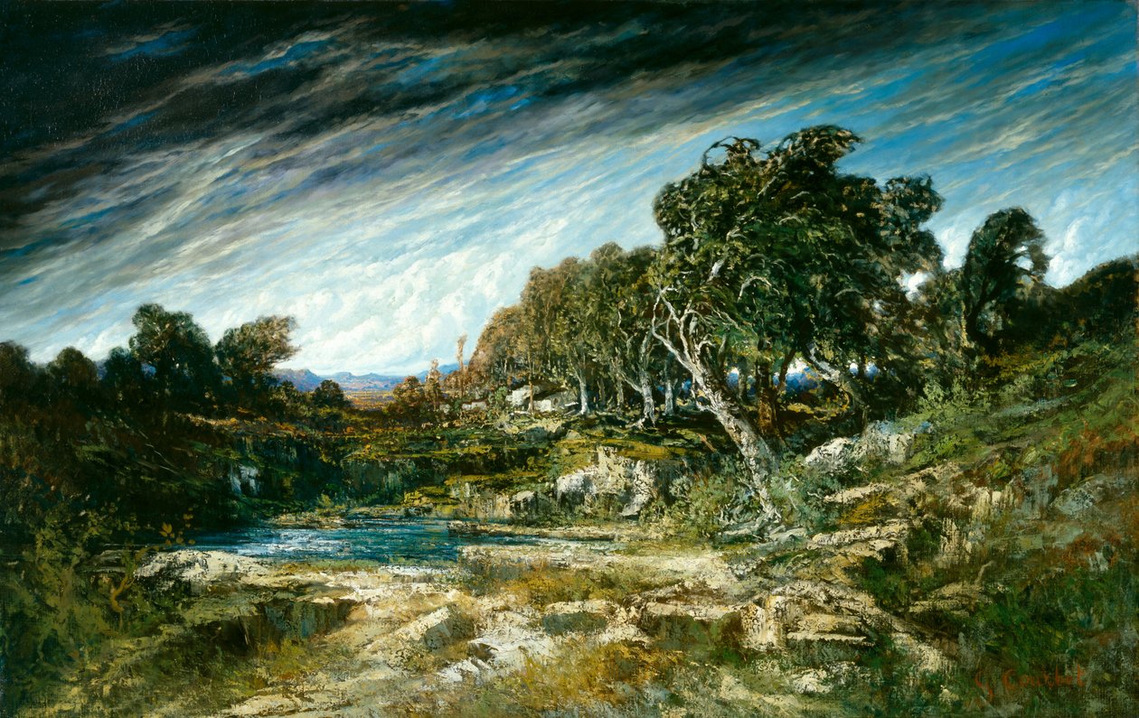 La raffica di vento da Gustave Courbet