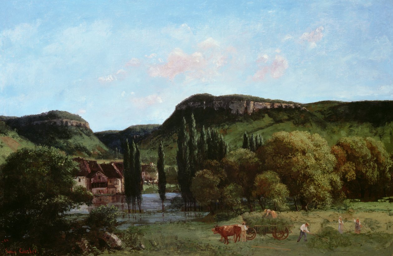 Veduta di Ornans, 1864 da Gustave Courbet