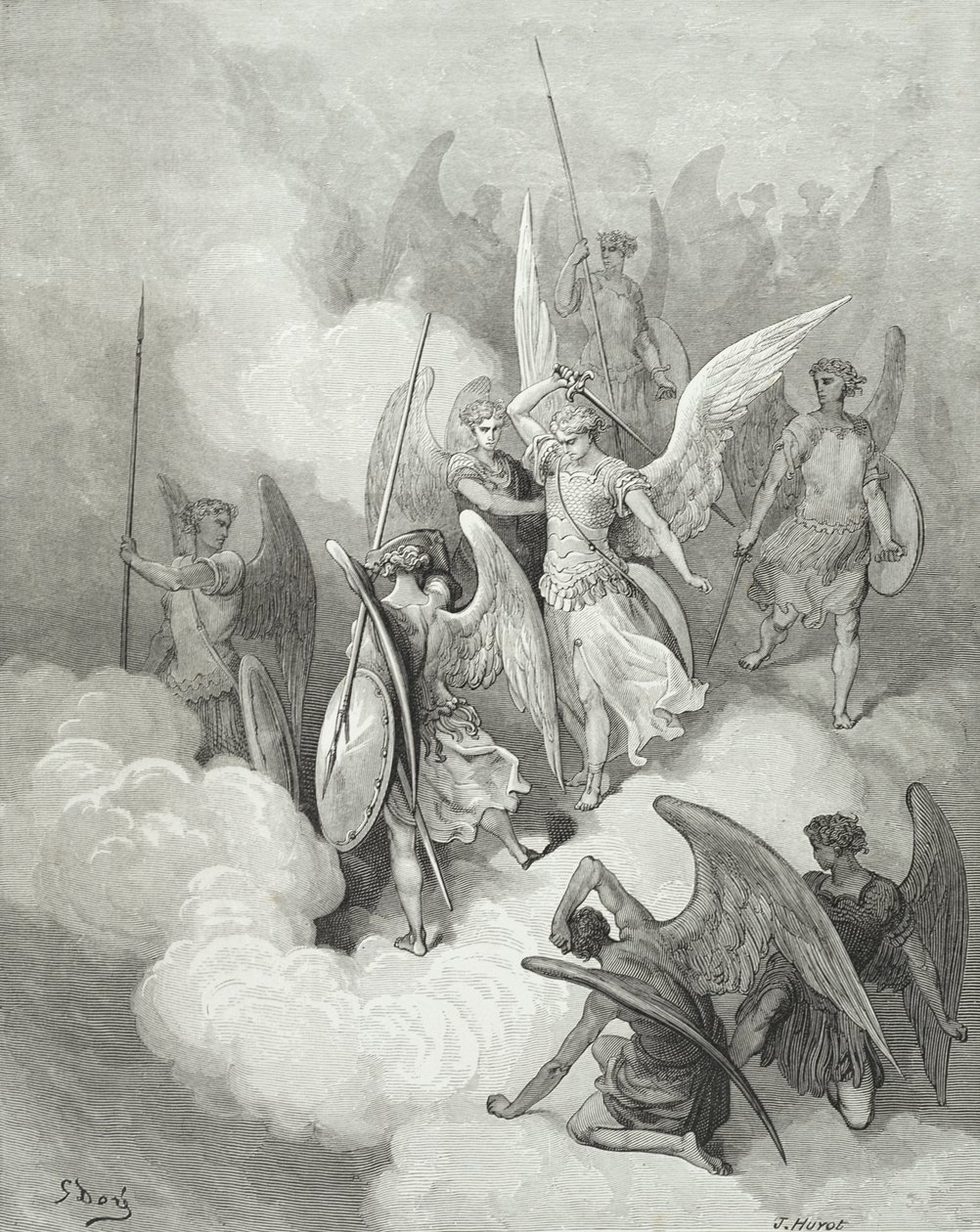 Abdiel e Satana, da 