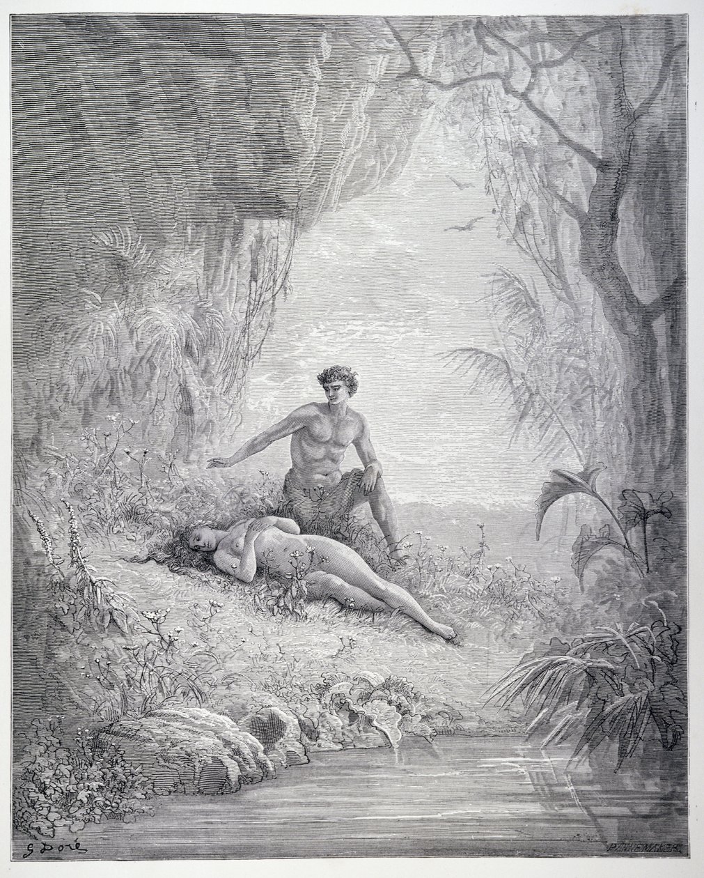 Adamo ed Eva, dal Libro V di 