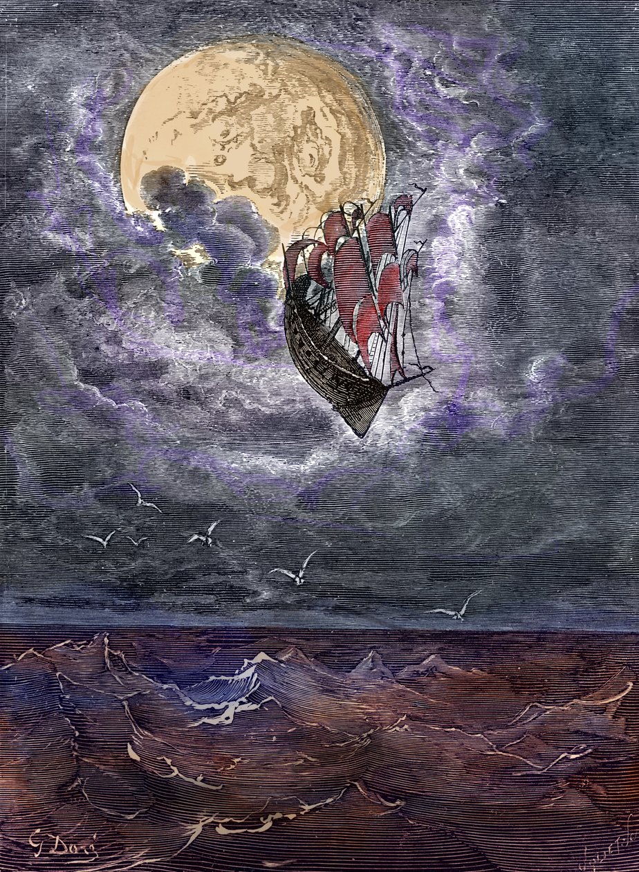 Barone di Münchhausen: Viaggio sulla luna, di Doré da Gustave Dore