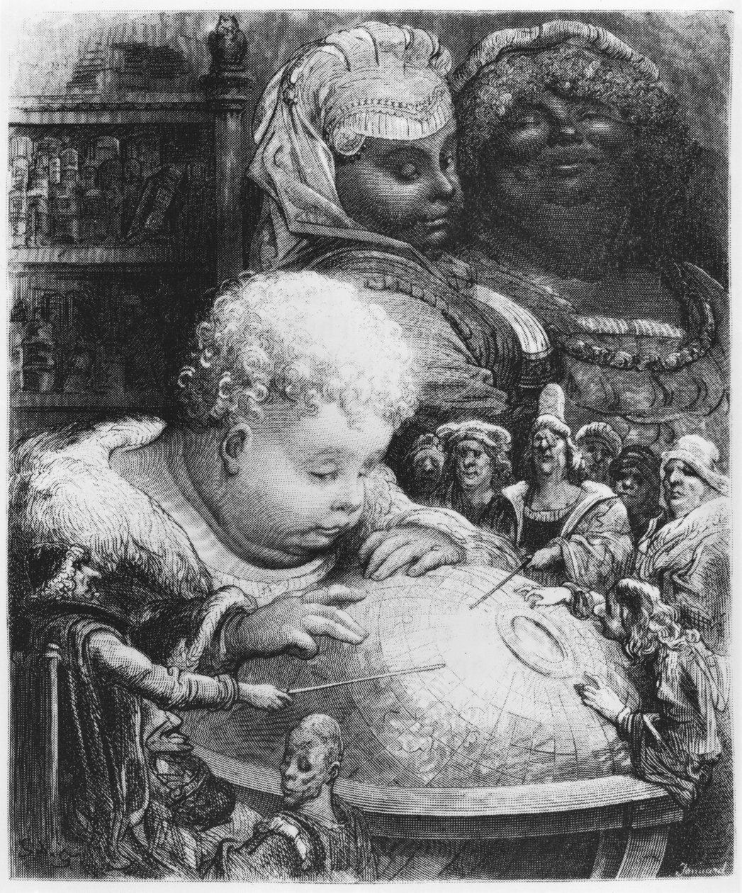Educazione di Gargantua, illustrazione da 