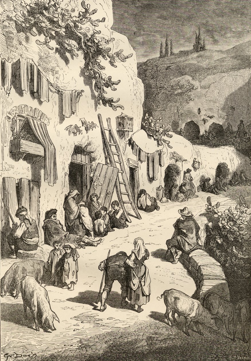 Grotte gitane, Sacro Monte, Granada, Spagna, da 