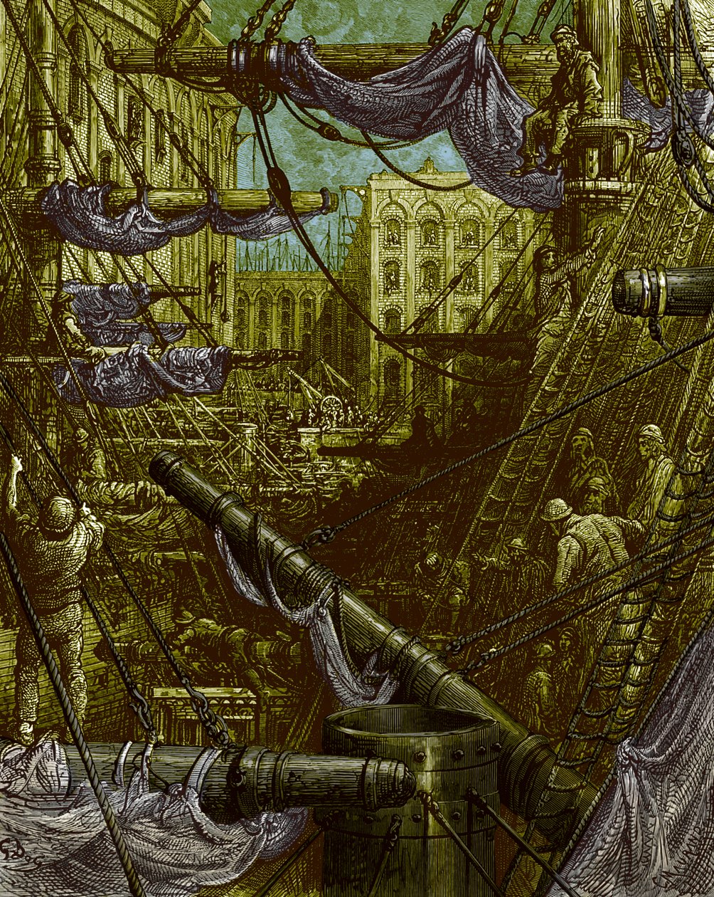 Dentro i moli di Gustave Doré da Gustave Dore