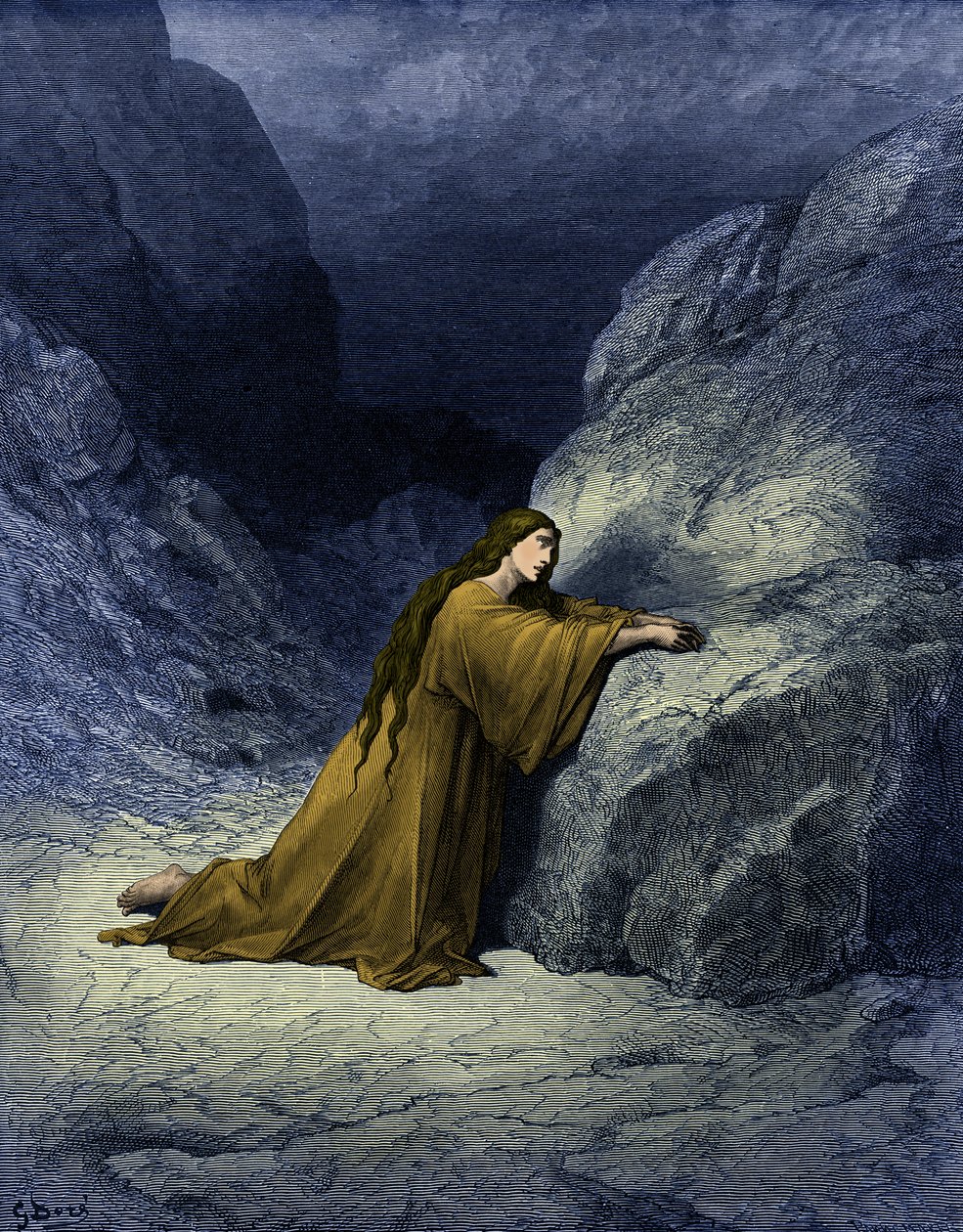 Maria Maddalena, la peccatrice pentita - Bibbia da Gustave Dore