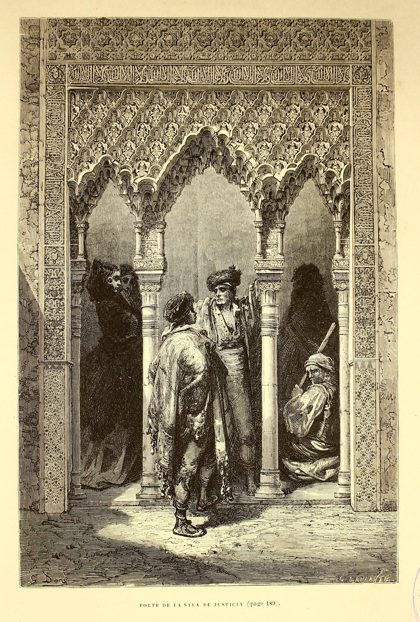 Porta della Sala della Giustizia da Gustave Dore