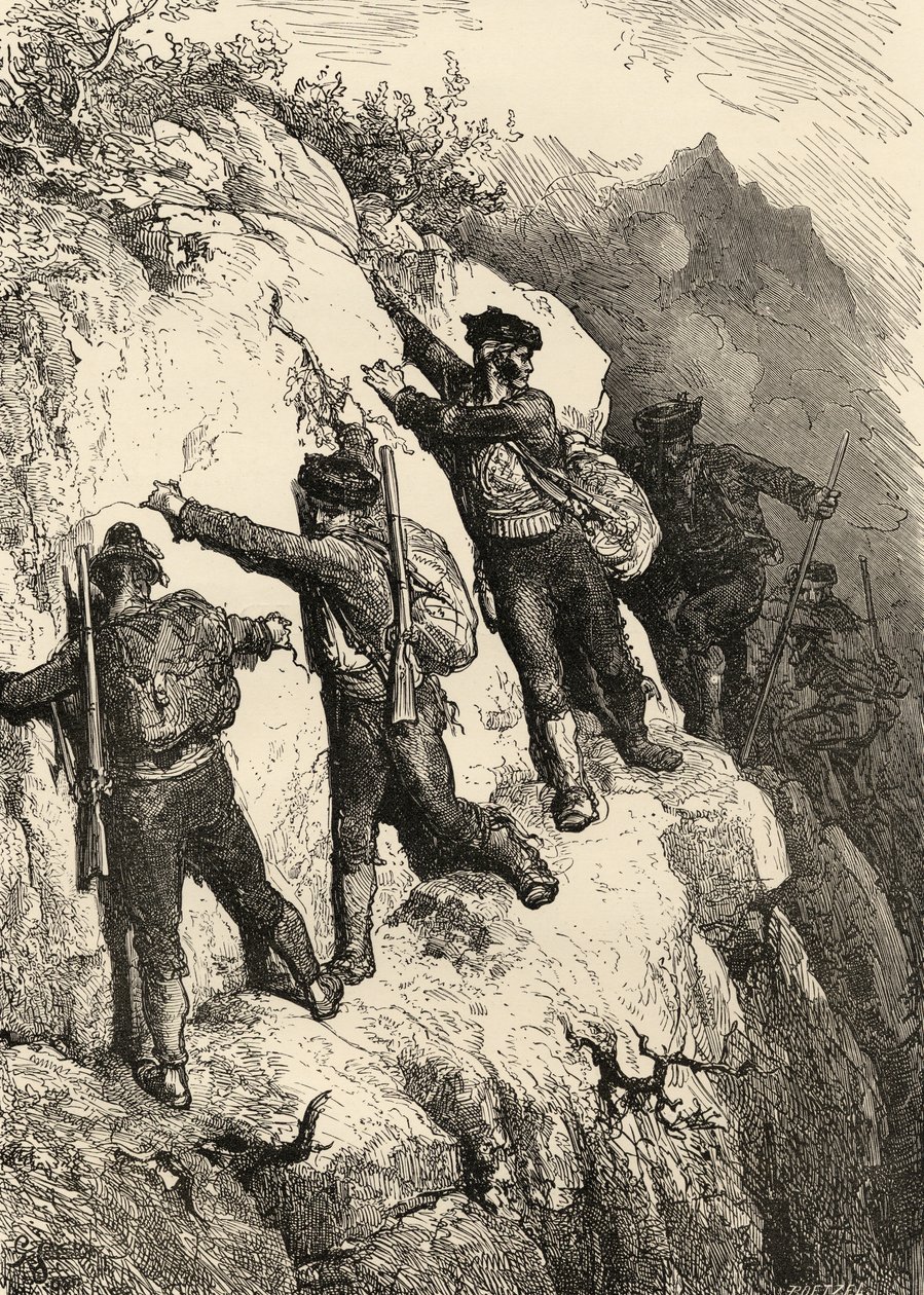 Contrabbandieri spagnoli, illustrazione da 
