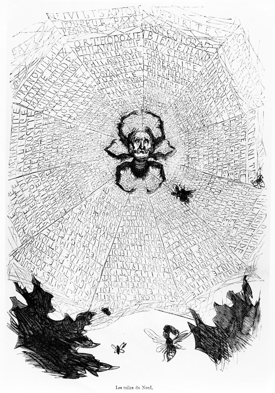 Le tele del Nord, illustrazione da La storia della Santa Russia, pubblicata a Parigi, 1854 da Gustave Dore