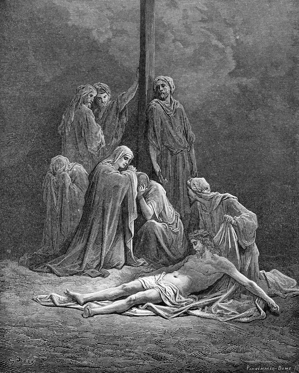 Il Cristo morto da Gustave Dore