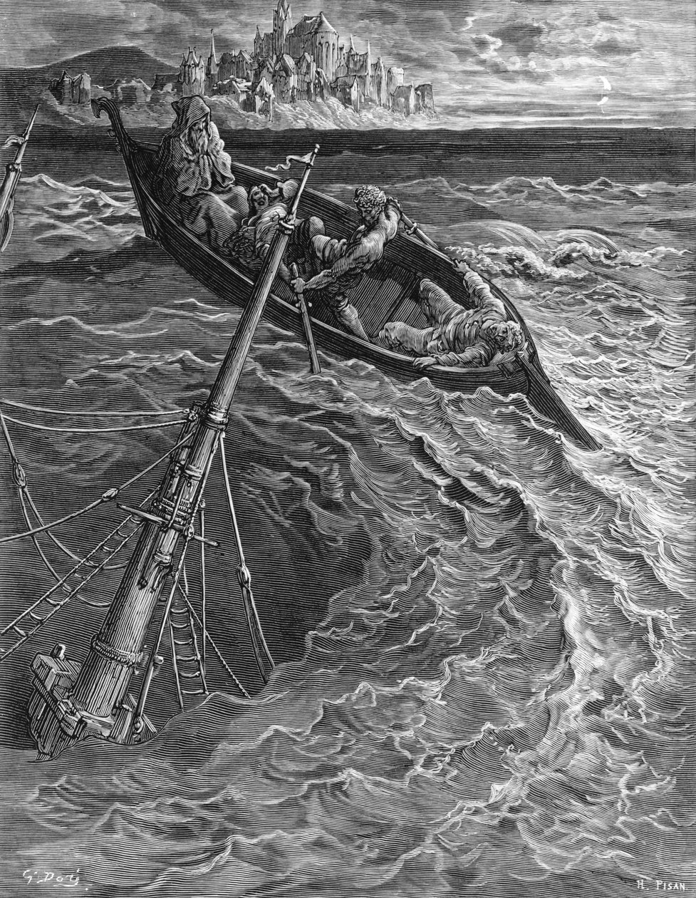 La nave affonda ma il marinaio viene salvato dal pilota e dall