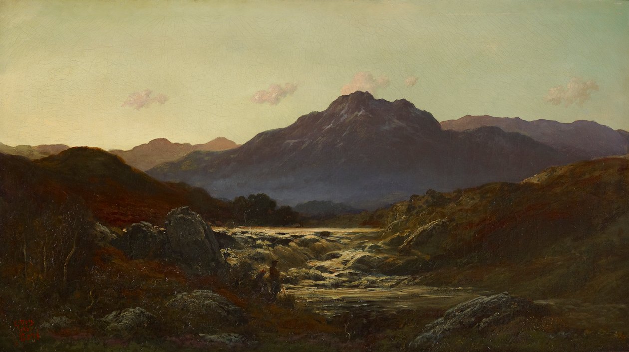 Torrente nelle Highlands da Gustave Dore