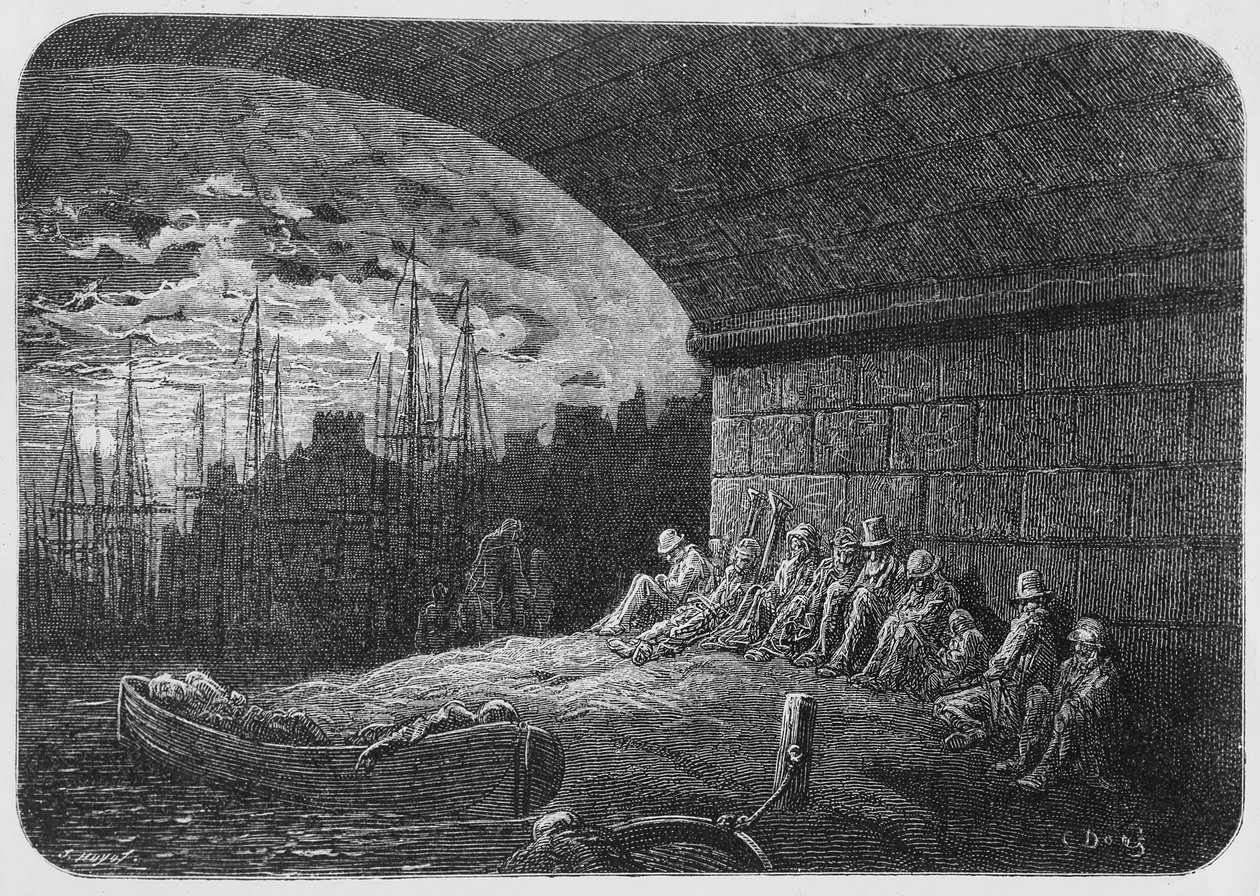 Sotto gli archi, illustrazione da 