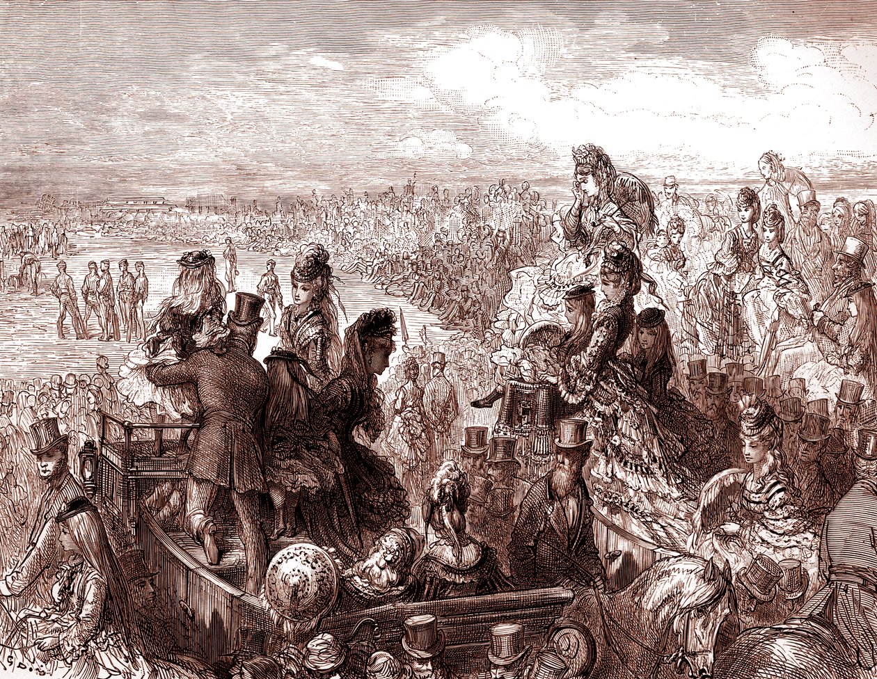 Londra vittoriana - Campo da cricket di Lord da Gustave Dore