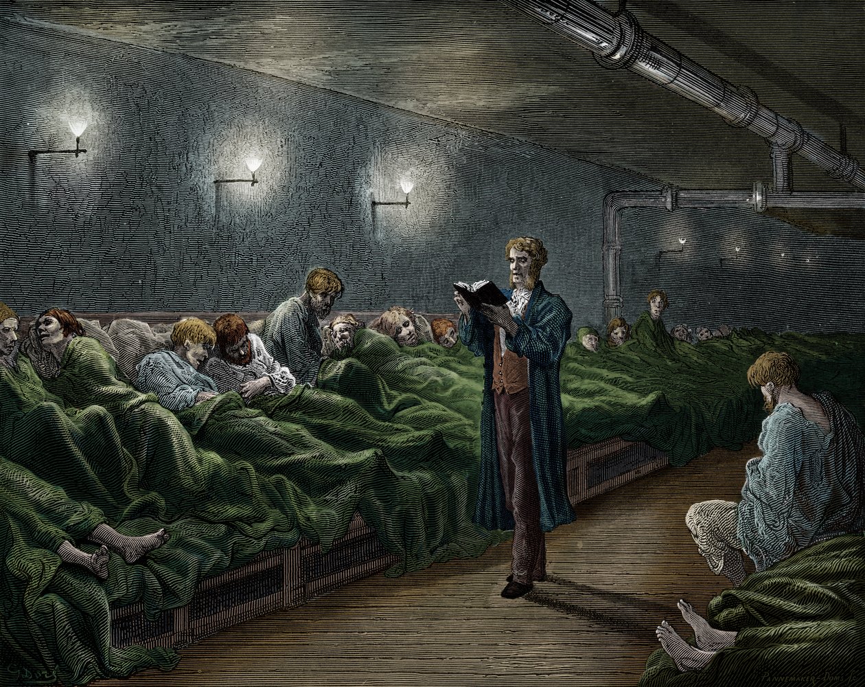 Rifugio vittoriano di Londra di Doré da Gustave Dore
