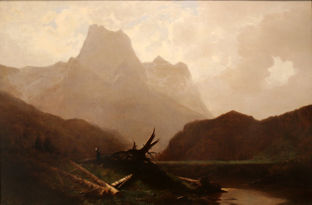 Paesaggio di montagna da Gustave Eugène Castan