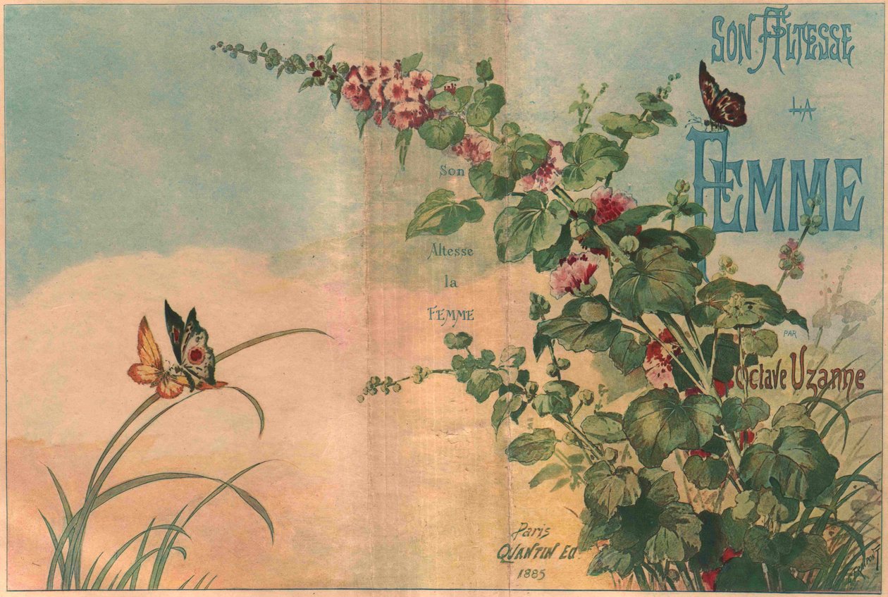 Copertina del libro di Octave Uzanne, Sua Altezza la Donna da Gustave Fraipont