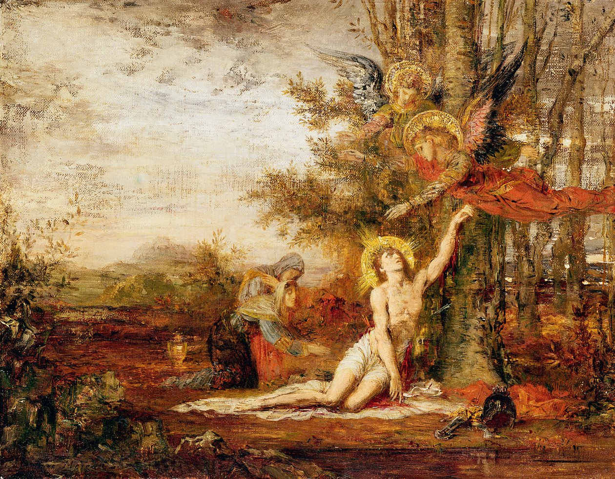 Cristo con Angeli da Gustave Moreau