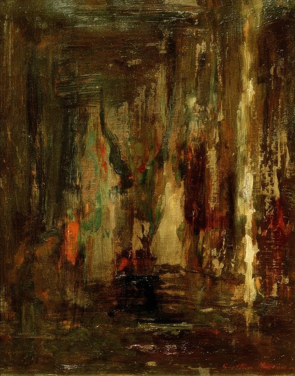 Bozzetto per Edipo viaggiatore da Gustave Moreau