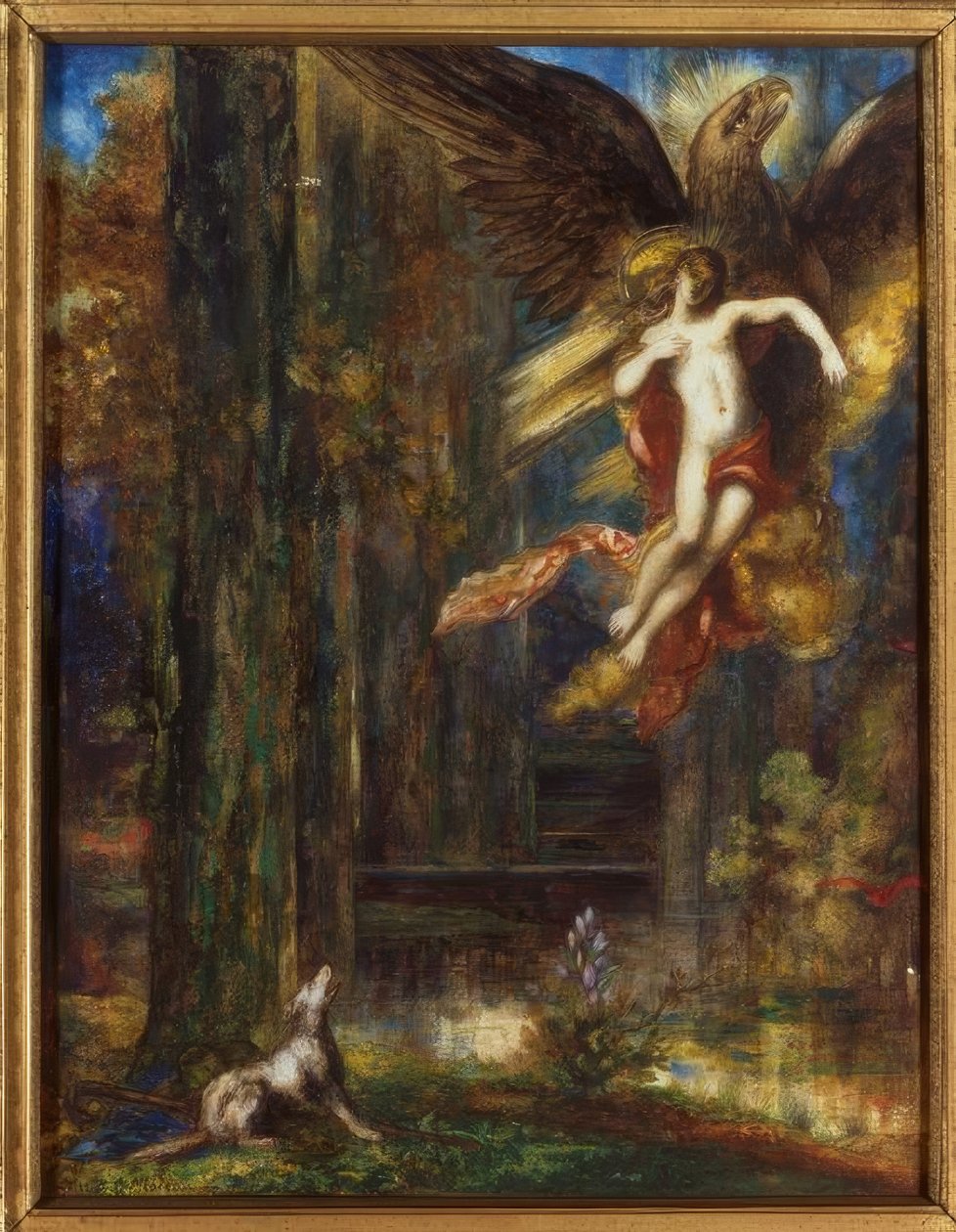 Il ratto di Ganimede da Gustave Moreau