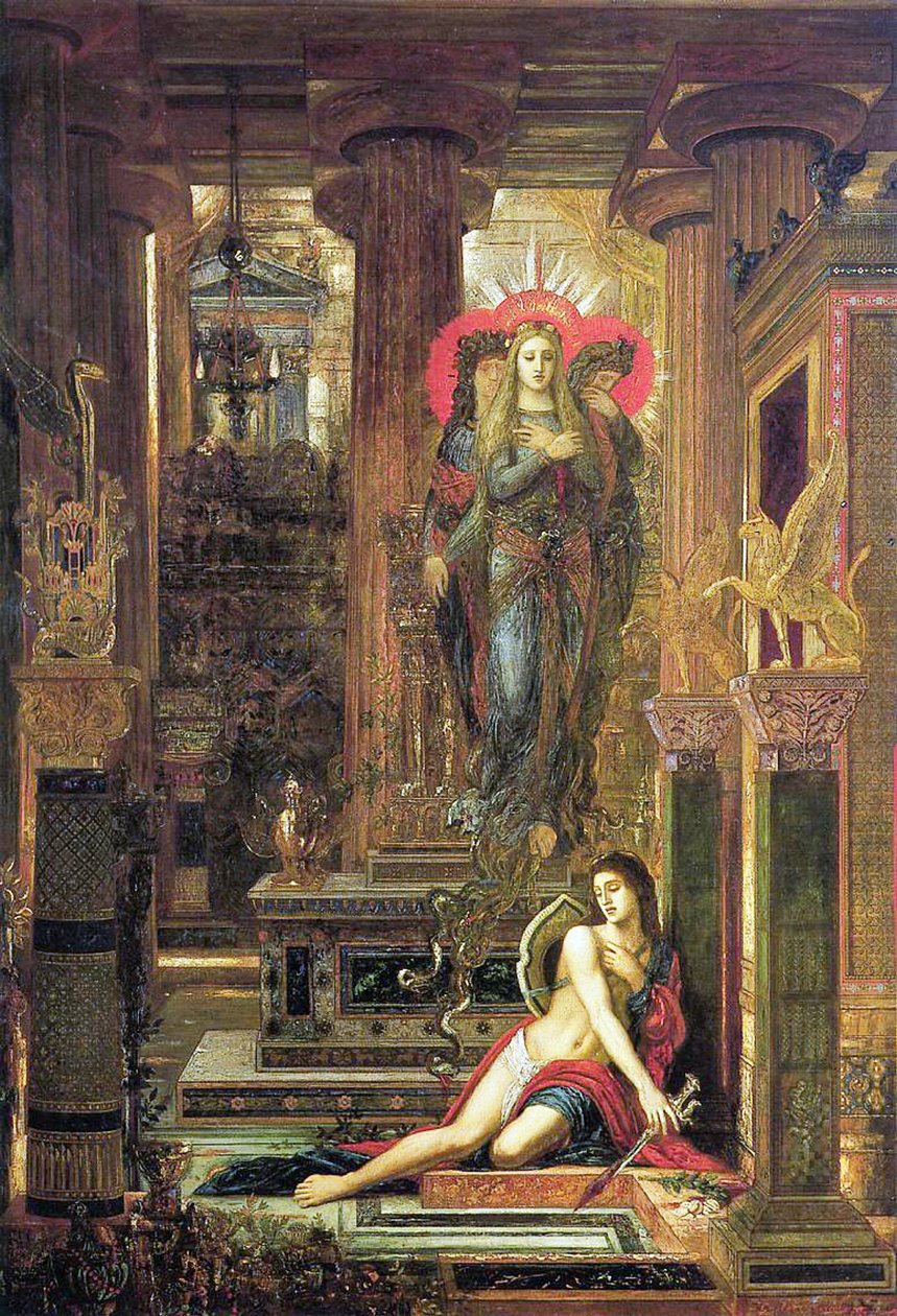 Oreste e le Erinni, 1891 da Gustave Moreau