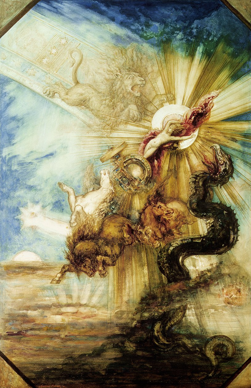 La caduta di Fetonte | Gustave Moreau | Stampa d'arte