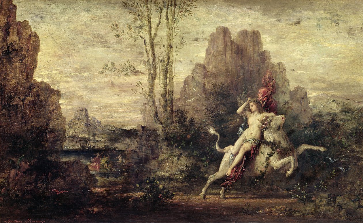 Il ratto di Europa, c.1869 da Gustave Moreau