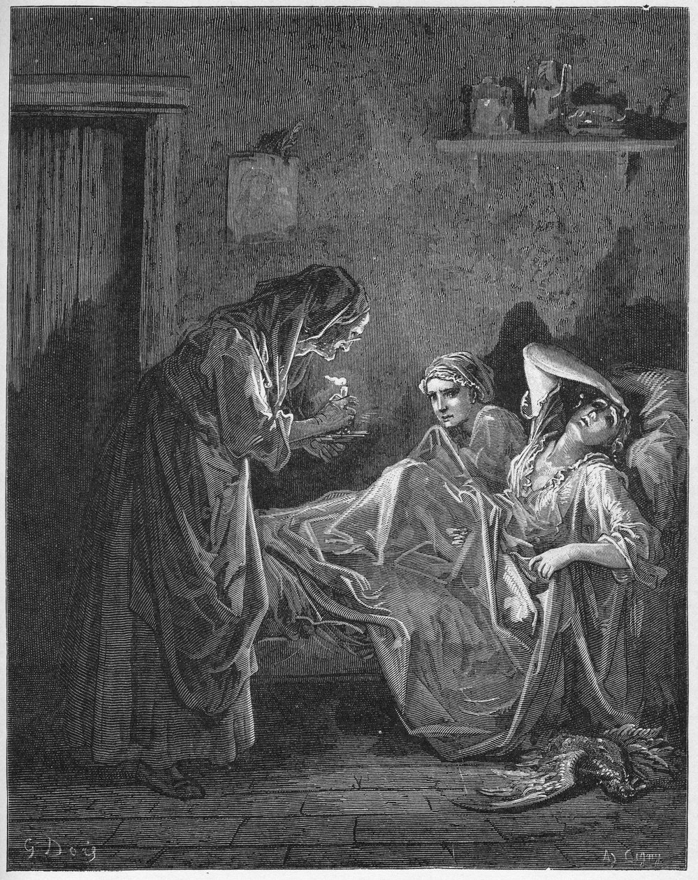 La Vieille et les deux Servantes - dalla 