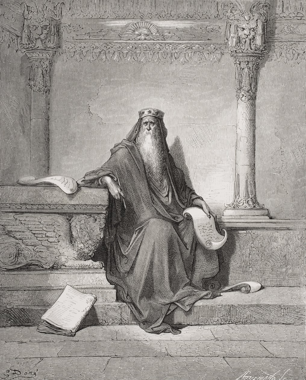 Salomone, illustrazione da 