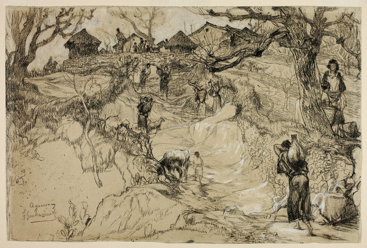 Aquemoun, Algeria da Gustave Achille Guillaumet