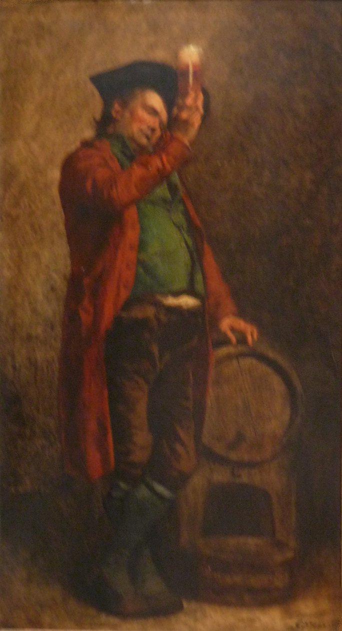 Il bevitore da Gustave Brion