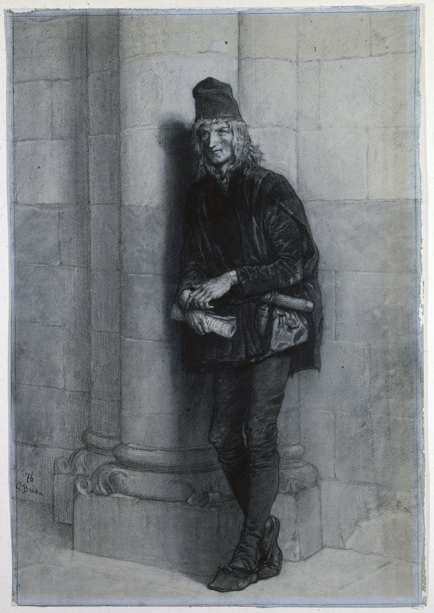 Pierre Gringoire. da Gustave Brion