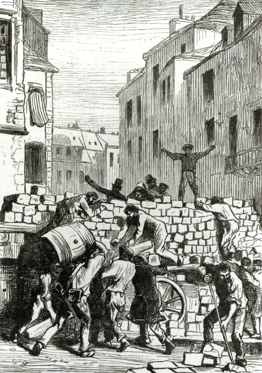 La barricata, illustrazione da 