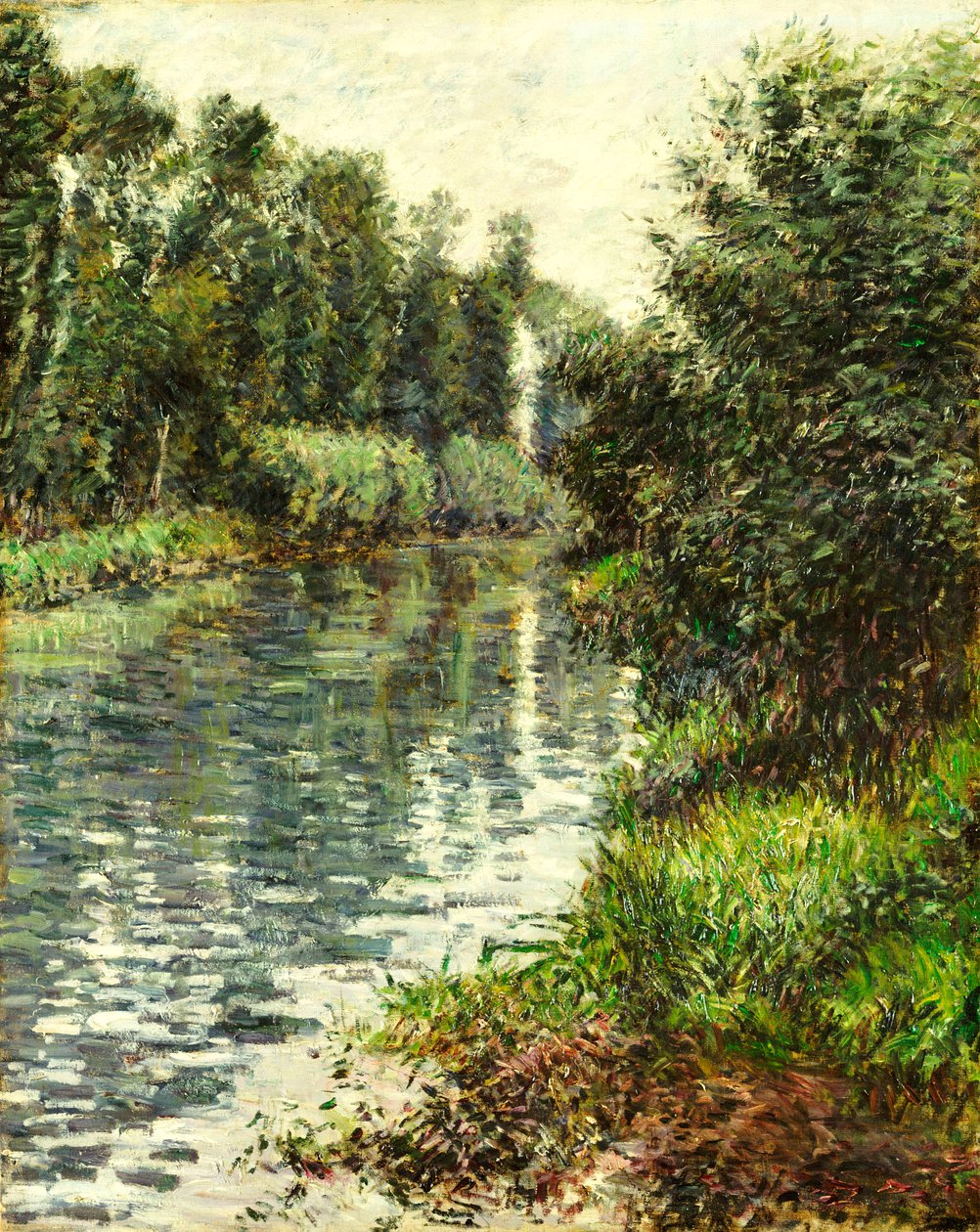 Un piccolo ramo della Senna, Argenteuil, 1888-90 da Gustave Caillebotte
