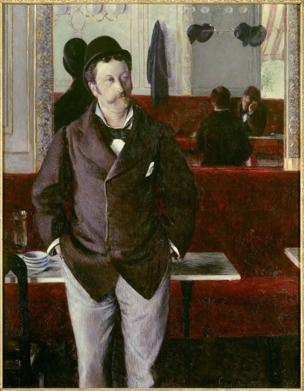Al caffè (1880) da Gustave Caillebotte