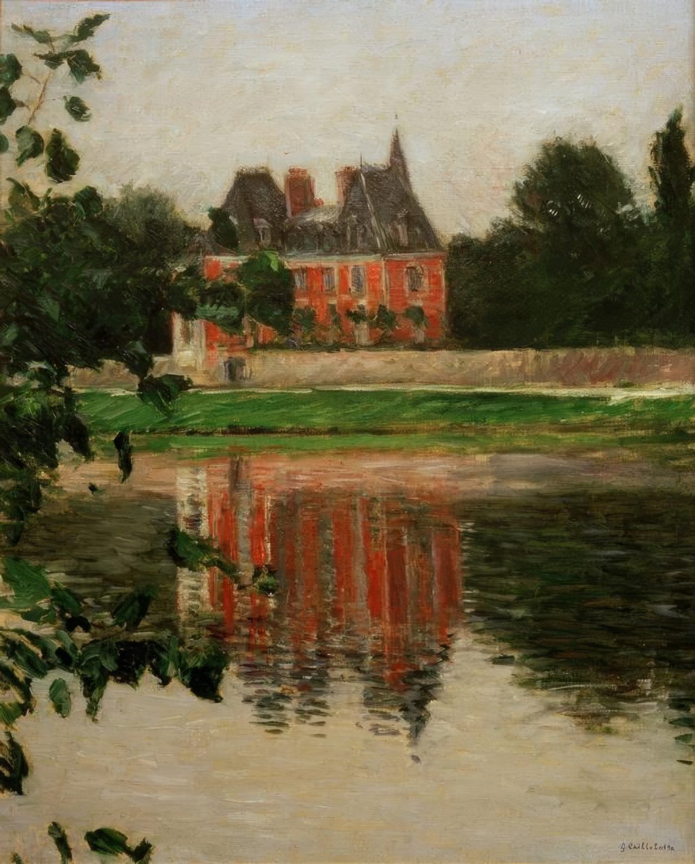Castello sulla Senna, Argenteuil da Gustave Caillebotte