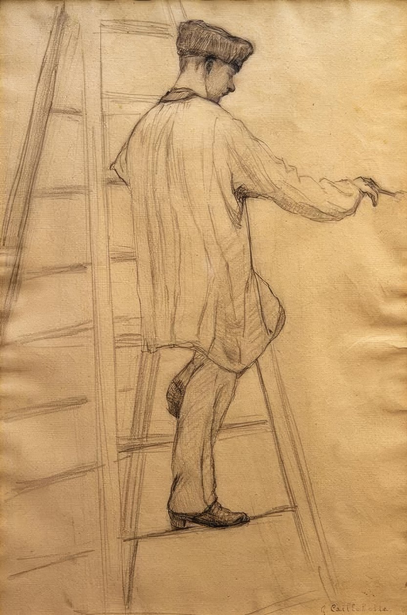 Studio per i pittori edili da Gustave Caillebotte